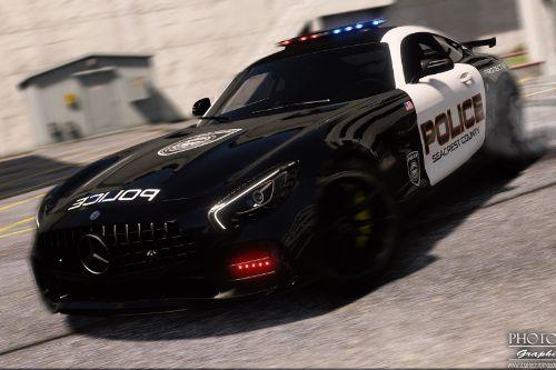 Mercedes-Benz AMG GT R 2017 | Hot Pursuit Police [Add-On / Replace | Template]